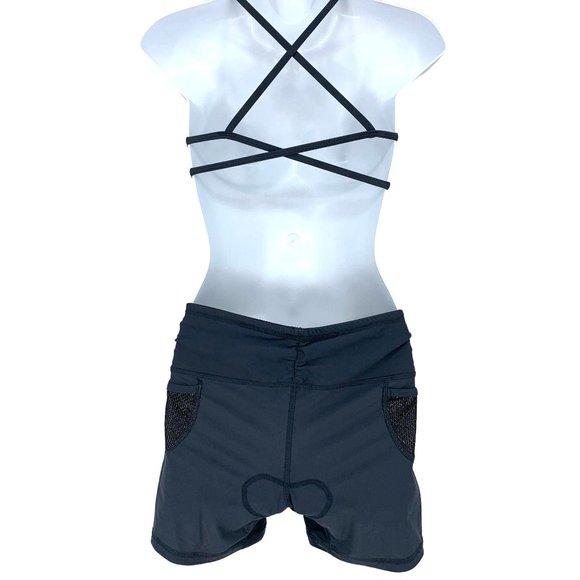 Body Rock Gray Small Sports Top and Shorts 2 piece Set NWT - Picture 2 of 9